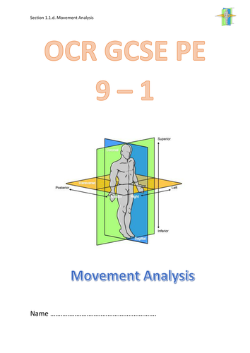 OCR GCSE PE 9 - 1 (2016 New Spec) 1.1.d Movement Analysis