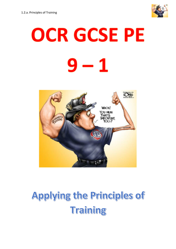 OCR GCSE PE 9 - 1 (New Spec) 1.2.b. The Principles of Training