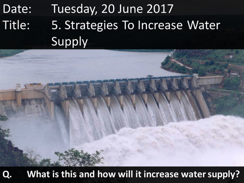 5. Strategies To Increase Water Supply
