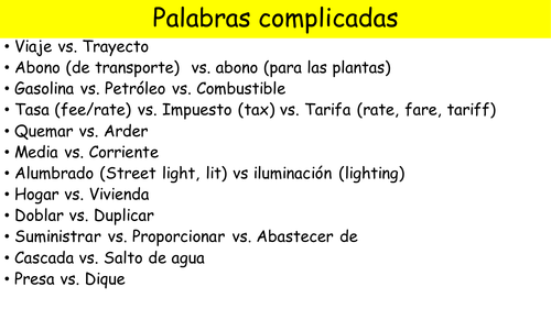 Y13 SPANISH ENVIRONMENT REVISION AQA 3