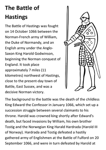 essay about the battle of hastings