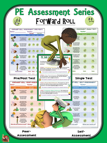 PE Assessment Series: Forward Roll- 4 Versions