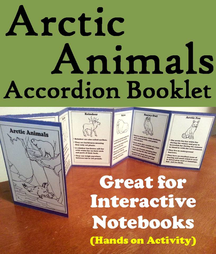 Arctic Animals Accordion Booklet