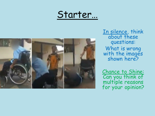 Lesson about acceptance