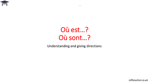 French - directions introduction