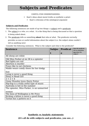 The Ontological Argument