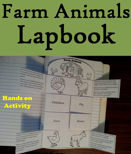 Farm Animals Lapbook