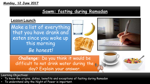 Sawm: fasting during Ramadan