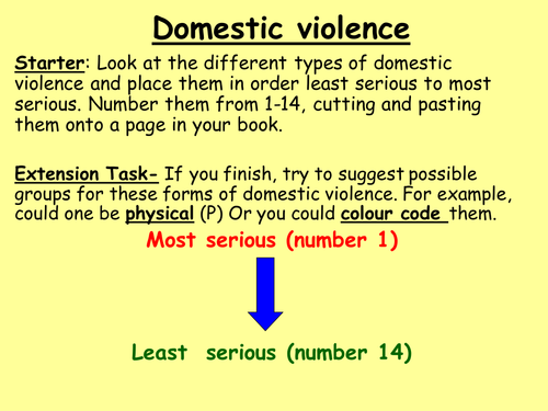 Domestic Violence