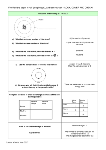 C2 AQA Chemistry additional science revsion questions and answers