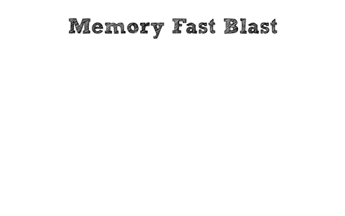 Memory Fast Blast Revision Powerpoint (AQA A Level Psychology 2017)