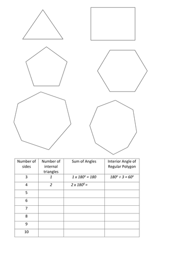 Angles in Polygons