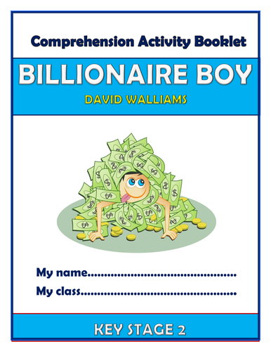 Billionaire Boy - KS2 Comprehension Activities Booklet!