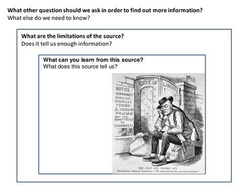 Chinese Exclusion Act 1882 Source Analysis Activity