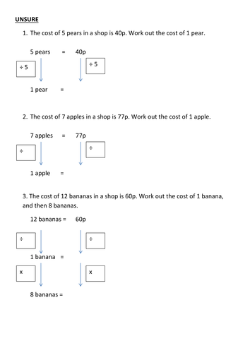 Working with Proportion
