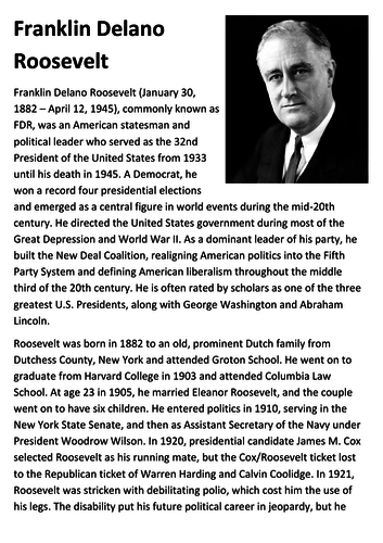 FDR Handout