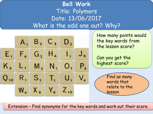 AQA Level 3 Applied Science Chemistry Unit 1- Polymers and Nanoparticles