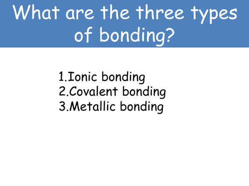 AQA Level 3 Applied Science Chemistry Unit 1- Revison lessons and chemistry checklist