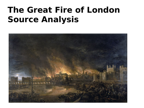 The Great Fire of London Source Analysis Activity