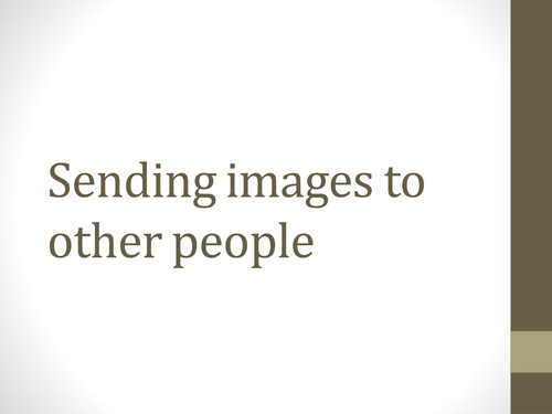 Sending images to other people