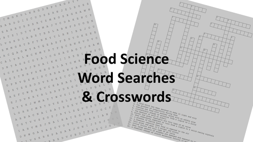 WJEC GCSE KS4 Food & Nutrition: Food Science *ACTIVITIES ONLY*