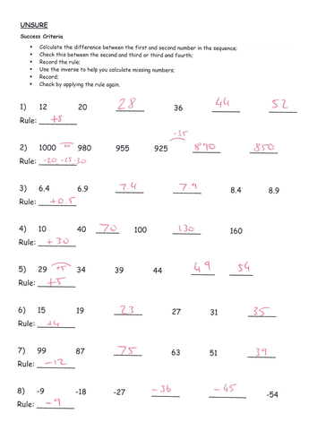 Introduction to Linear Sequences in Maths