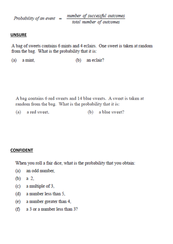 Introducing Probability