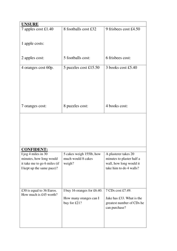 Working with Proportion Introduction