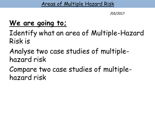Area of Multiple Hazard Risk (Los Angeles)