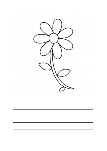 EYFS garden topic writing task "That's not my..."