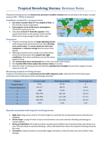 tropical storm case study gcse