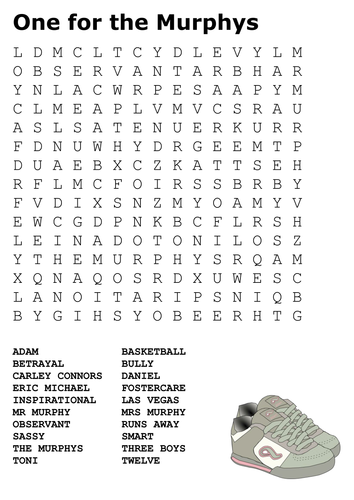 One for the Murphys Word Search