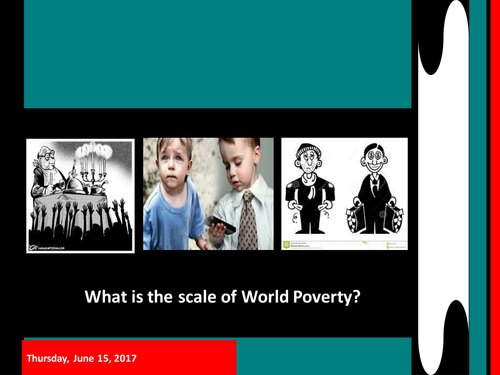 What is the scale of world poverty?