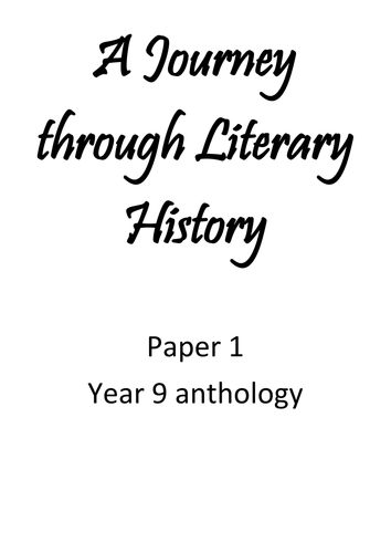 Anthology of classic fiction extracts "A Journey Through Literary History"