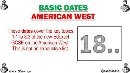 American West Date Cards