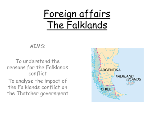 AQA A level Modern Britain 1951 - 2007, Thatcher and the Falklands