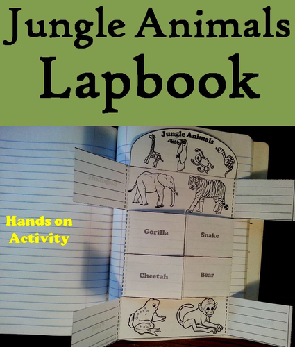 Jungle Animals Lapbook