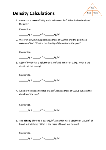 Foundation Density Questions