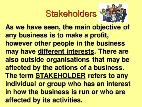 Business Stakeholders