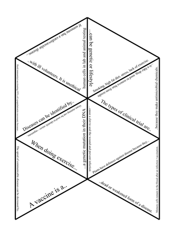 OCR 21st Century Combined Science 2016 Spec Tarsia Puzzles