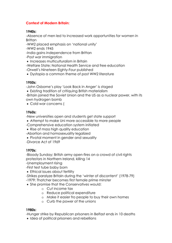 a-level-aqa-english-literature-context-for-modern-times-for