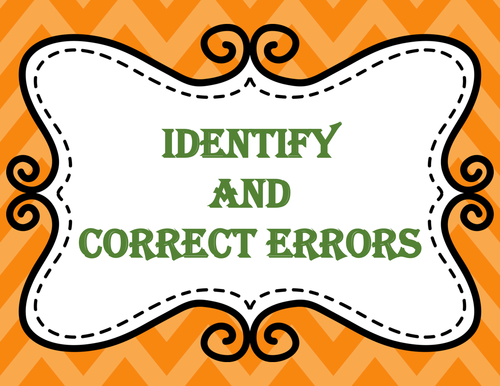 Identify and Correct Errors with Frequently Confused Words