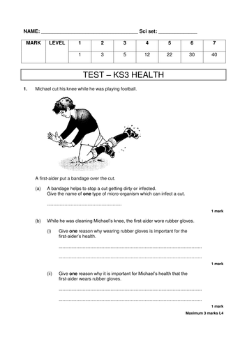 KS3 Biology tests