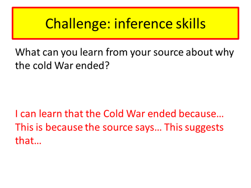 Causes of the end of the Cold War