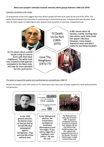How did immigration impact British society?
