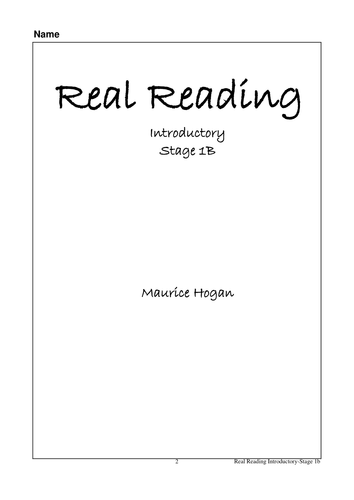 Real Reading Introductory Stage 1B
