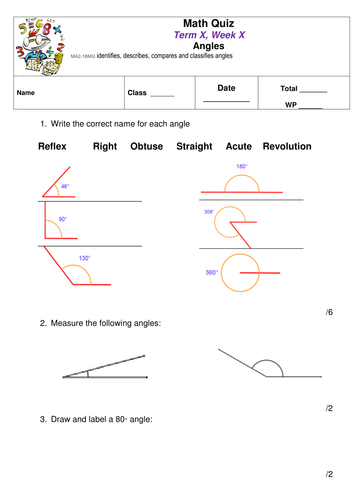 Math Quiz: Angles