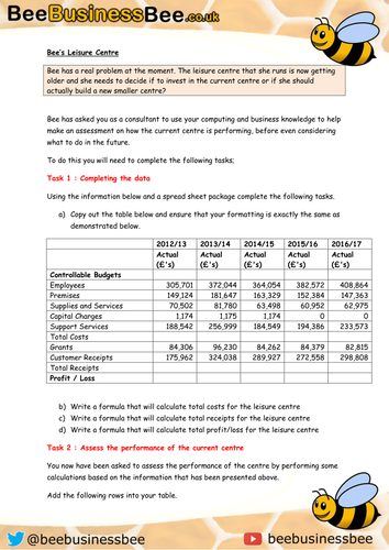 Business and ICT / Compuing Activity