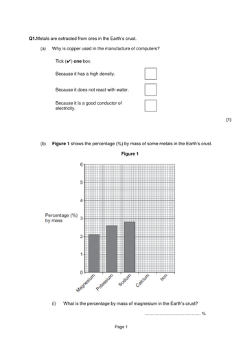 New AQA Life Cycle Assessment Lesson