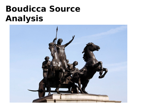 Boudicca Source Analysis Activity